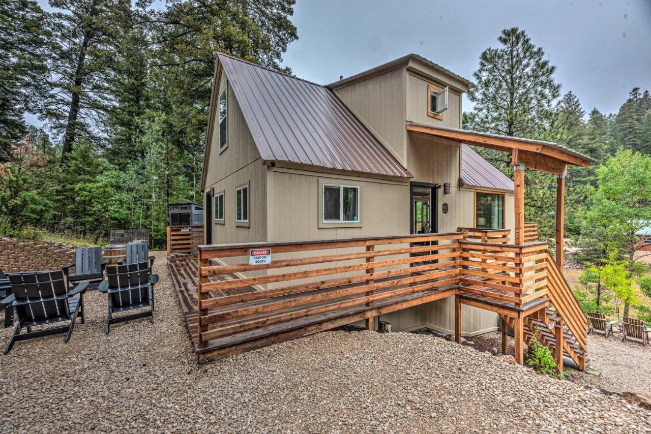 On The Rocks - A Modern Home With Decks And Views Cloudcroft Εξωτερικό φωτογραφία